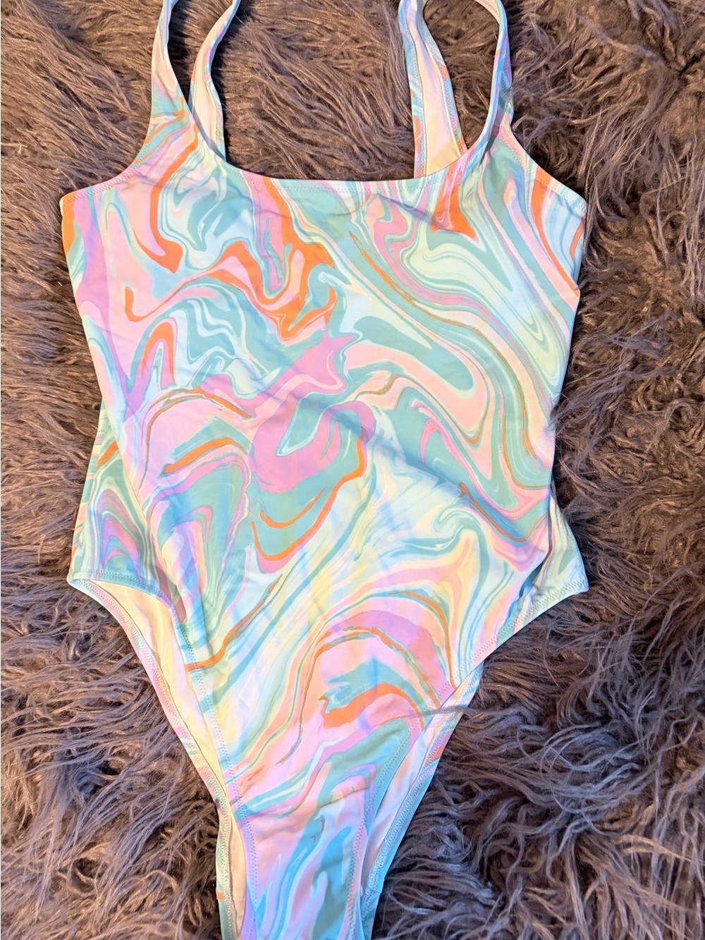 PINK Victoria's Secret Pastel Tie-Dye One-Piece